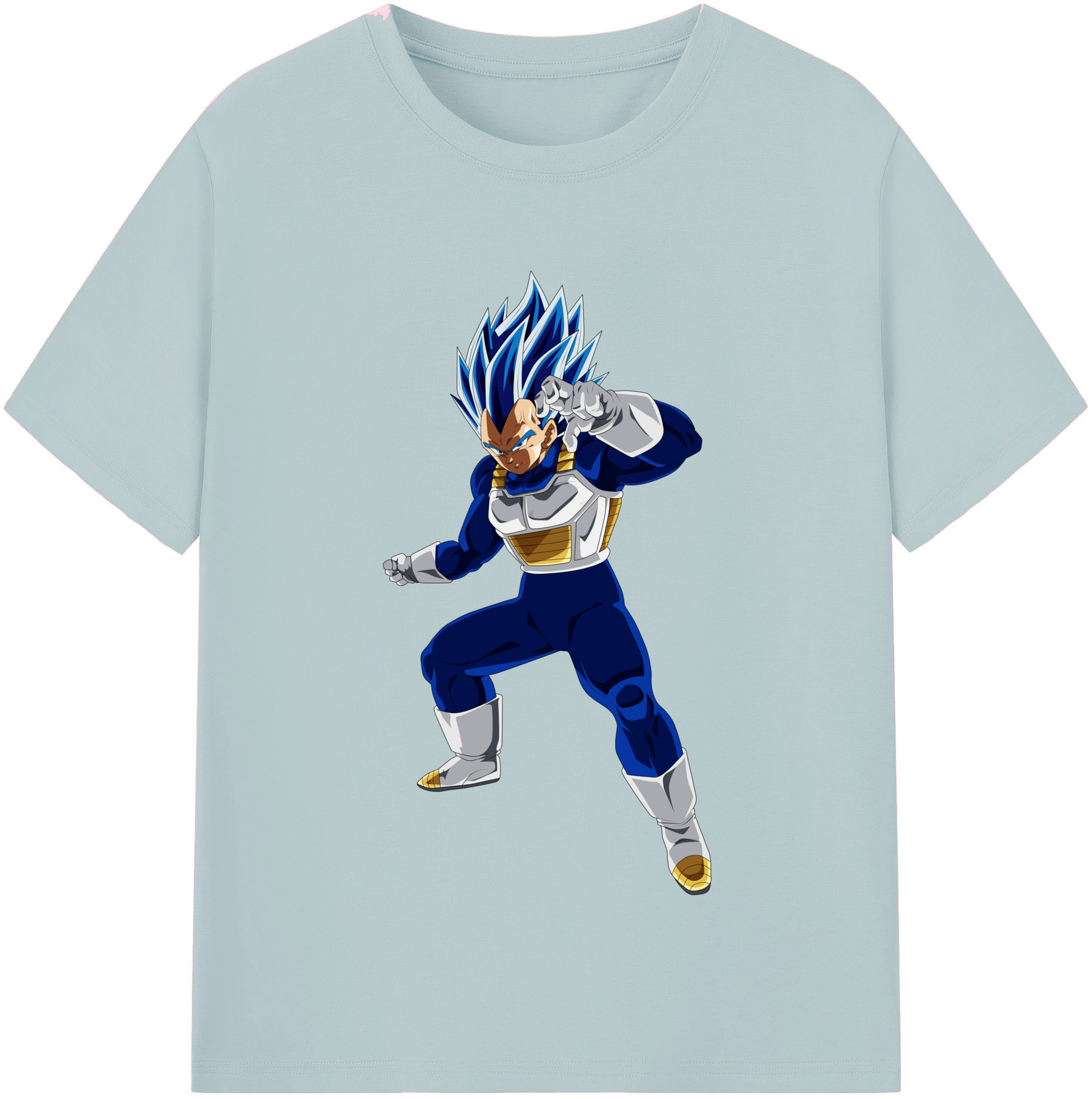 （画像用） ドラゴンボール ベジータ四世（Bejīta Yonsei）DRAGON BALL Vegeta IV 綿100％半袖Tシャツ（フロントプリント）